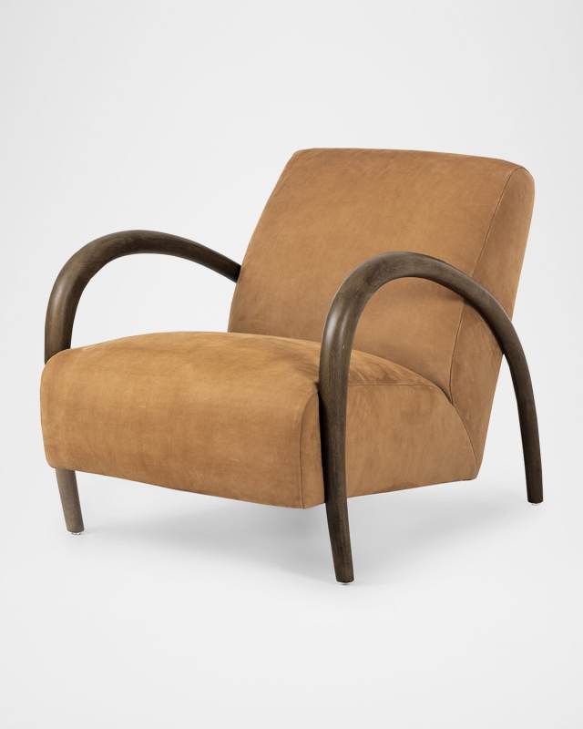 Sandro Leather Accent Chair